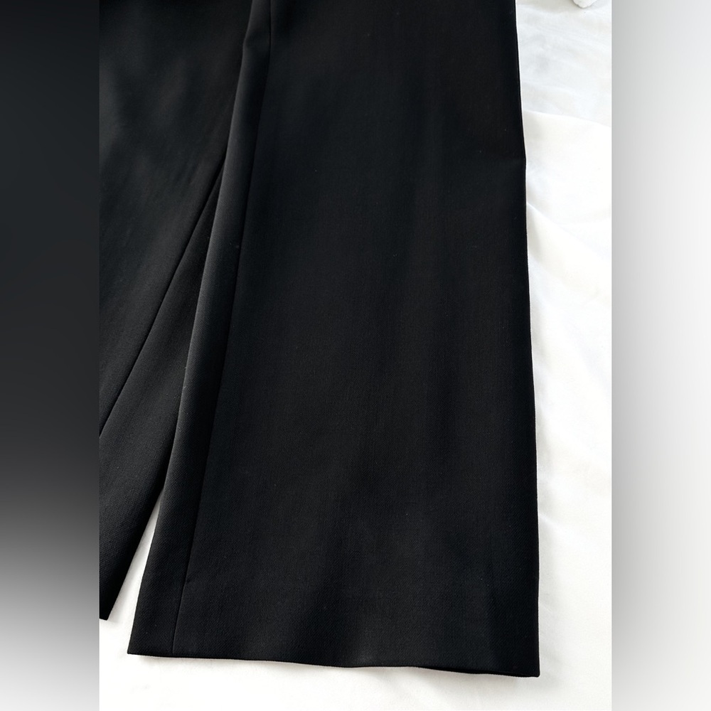 Giorgio Armani Women's Black Wool High Waist Dress Pants Italy size 36 or 4 - Picture 7 of 12
